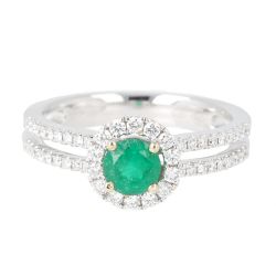 Emerald Diamond ring